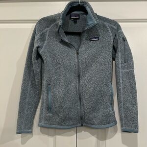 Women’s Patagonia Fleece Jacket in Light Blue
